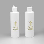 White Plastic Holy Water bottle With cross - Image 7