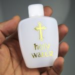 White Plastic Holy Water bottle With cross - Image 8