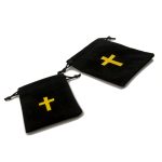 Catholicism flannel rosary pouches - Image 3