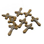 Catholic wooden cross pendant accessories A16 - Image 6