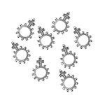 Zinc Alloy Cross Ring Prayer Bead Pendants Wholesale A37 - Image 5