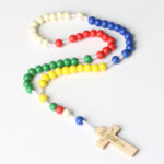Cheap Wooden Rosary Cross With Jesus Pendant - Image 4