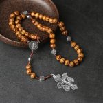 Catholic Cross Wooden Rosary Bead Pendant N74 - Image 4