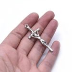4.3*1.7cm Fashion Alloy Saint Benedict Crucifix Rosary Centerpieces Cross