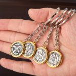 Catholic Exorcism Medal Factory Direct Sale Religious Alloy Saint Benedict Pendant Jewelry Pendant Keychain Bag Accessories - Image 2