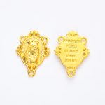 DIY Jewelry Accessories Vintage Zinc Alloy Electroplated IMMACULATEHEARTOF MARYPRAYFOR US Connector Wholesale Factory - Image 4