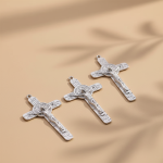 7.8cm*4.5cm Christian Orthodox Wholesale Alloy Metal Catholic Crucifix Cross Pendant With Saint Benedict - Image 6