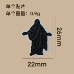 Cave Shoes PVC Soft Rubber Small Shoe Flower Buckle Beach Shoes Model 【1set=18pcs】 - Image 4