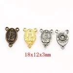 Manufacturers Wholesale Metal Custom Chain Jesus Necklace Pendants DIY Zinc Alloy Accessories Religious Charms