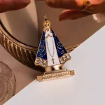 Mecrt Religious Ornament with Stickers Desktop Decoration Our Lady of Aparecida Nossa Senhora Aparecida Nossa Senhora Aparecida - Image 3