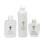 Religious Supplies Plastic Cross Easter Holy Water Bottle for Baptism Ceremony Polypropylene Crafts - Image 2