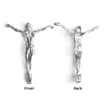 Mecrt Catholic Metal Jesus Corpus Figure Zinc Alloy Jesus Crucifix Parts with INRI for DIY Cross Ornament Wholesale - Image 4