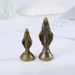 Statues of the Virgin Mary Our Lady of Guadalupe Ornament Figurine Engraving Catholic Statue Handicraft Decoration Gift - Image 3