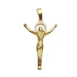 Wholesale Metal Crystal Zircon Holy Jesus Pendant Charms Jewelry Making DIY for Necklace Catholic 18k Gold Jewelry Accessories - Image 6