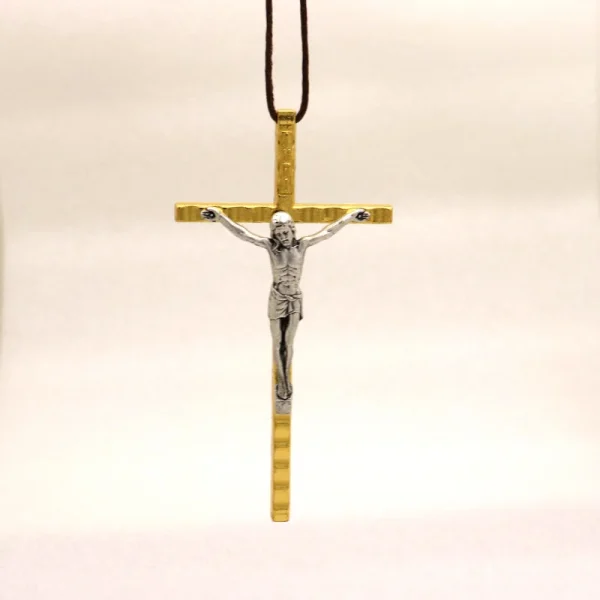 Catholic Cross of Jesus Fashion Jewelry Pendants and Accessories Vintage Plain DIY Braided Necklace Religious Alloy