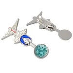 Mecrt Religious Catholic Style Fashion Design Metal Enamel Brooch with Virgin Mary Image for Coat Decoration - Image 4