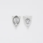 Catholic Zinc Alloy Jewelry Rosary Accessories Triangular DIY Jesus Connector Accessories Wholesale - Image 4