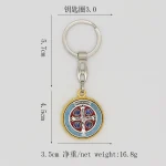 Wholesale and Retail Metal Crafts Key Chain Accessories Pendant Car Bag Accessories Hanging Ornaments - Image 4