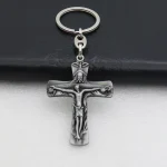 Wholesale and Retail Metal Jewelry Pendant Car Bag Keychain Cross Pendant Key Chain - Image 5
