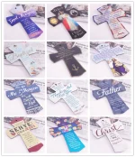Mecrt Creative Easter DIY Pendant New Home Decoration Wooden Cross Crafts Religious Style with Main Material Jewelry - Image 3