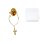 Foreign Trade Imitation Gold Alloy Cross Pendant Brooch for Men Women Fashionable Daily Party Christening - Image 5