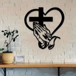 Christian Cross Art Craft Home Interior Living Room Wall Decoration Pendant for - Image 3