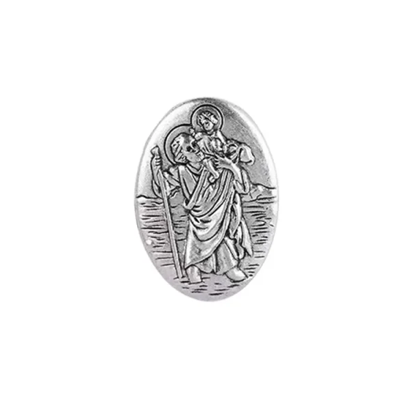 Catholic Holy Water Bottle Glass Alloy Embossed Water Bottle Container Crafts Christmas Gifts Wholesale