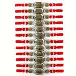 Catholic Bracelet Unisex Ins Niche Popular DIY Hand-Woven Red Rope Bracelets Fashion Bangles - Image 2