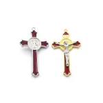 4.5*7.6cm Religious Accessories Jesus Christ Crucifix Pendant for Rosary Prayer Beads Necklace Pendant Accessories - Image 2