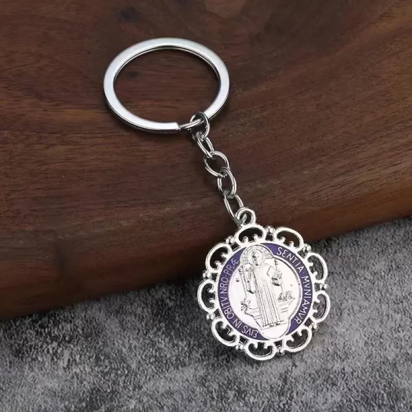 Little Vintage Metal Tag Round Pendant Key Chain Pendant Cell Phone Bag Beauty Accessory Key Chain