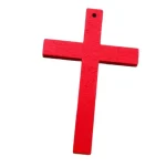 Premium Quality Wood Cross Pendant Fashionable Wooden Cross Ornament for Jewelry - Image 5