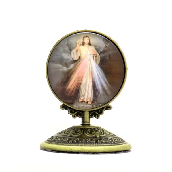 Christian Religion Decoration Alloy Angel Guadalupe Virgin Mary Catholic Jesus Heart Church Statue Home Decoration