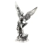 Mecrt Archangel Michael Home Decoration Vintage Metal Statue Table Ornaments for Office Garden Figurine Souvenirs Craft Gift