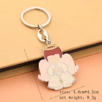 Foreign Trade Wholesale Metal Ornament Hanging Car Bag Keychain Doll-shaped Pendant Key Chain - Image 3