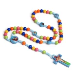 Rosary for Kids Children Necklace Christian Catholic Jesus Christ Rosaries Holy Communion Baptism Prayer Jewelry Church Gift - Image 2