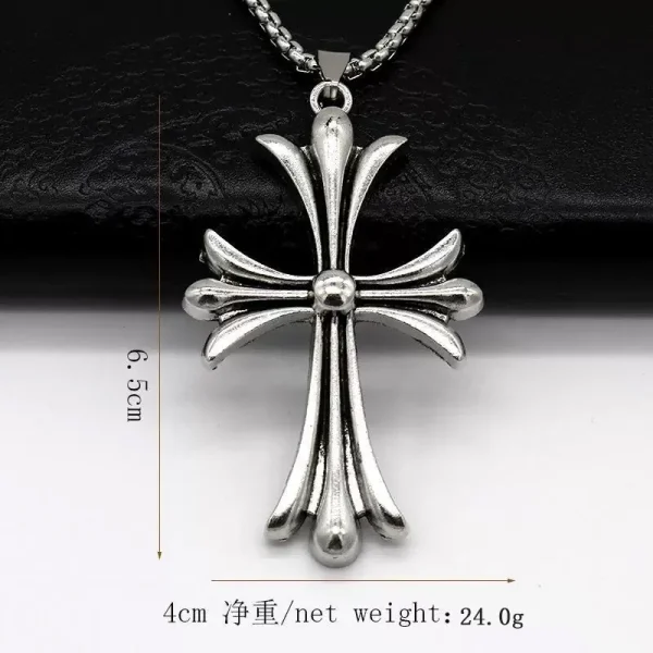 Mecrt Catholic Crucifix Beauty Necklace Keychain Pendant Fashionable Alloy Cross Shell Unisex Source Clothing Pendants C