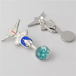Mecrt Religious Catholic Style Fashion Design Metal Enamel Brooch with Virgin Mary Image for Coat Decoration