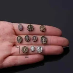 Many Kinds of Design Catholic Religious Bracelets Making Alloy Metal Loose Beads for Rosary Making