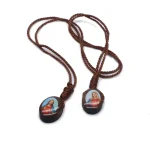 Wholesale Wooden Scapular Custom Catholic Scapular Necklace Pattern of Our Lady of Jesus Catholic Gifts Divine Blessed Scapular - Image 5