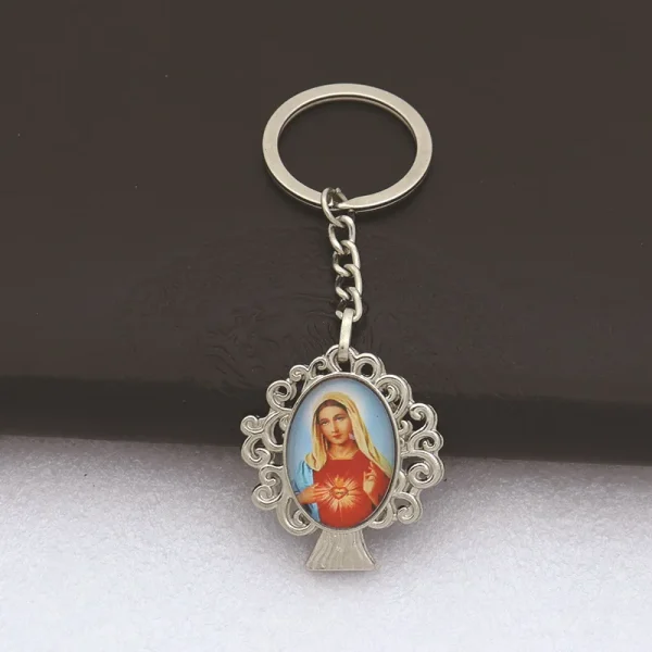Spot Supply Alloy Material Jewelry Key Chain Car Bag Keychain Portrait Metal Pendant