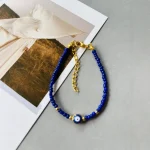Colored Flowers Rice Beads Beaded Friendship Couple Eye Handmade Bracelet Bohemian Ins Bracelet - Image 4