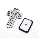 8*12cm Jesus Cross Acrylic Scripture Home Decoration Catholic Bible Church Icon Decor Hail Mary - Image 5