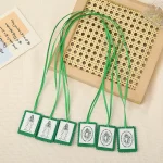 New In-Stock Religious Style Polyester Necklace Tags with Claw Setting Custom Logo Patterns Shoulder Tags for Travel Use - Image 2
