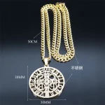 Mecrt Hot Selling Saint Benedict Pendant Necklace Women Men Stainless Steel Religious Necklace Jewelry - Image 3