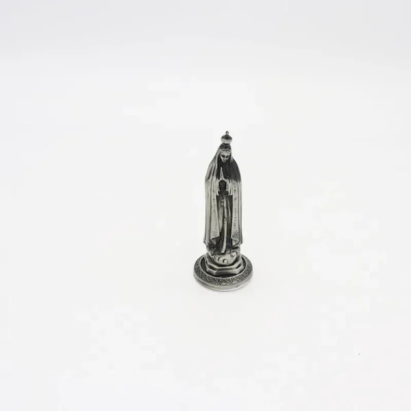 Catholic Statue Beckoning Ancient Green 3D Gold Metal Jewelry Ornaments Home Car Desktop Decorations Crafts Cross Figuri
