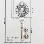 Religious 12.7*5.2cm Keychain Shape Benedict Medal Blessing Charm San Benito Medalla Gift for Men or Women - Image 4