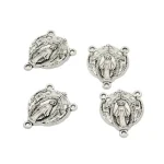 Mecrt Religious Catholic Durable Alloy Rosary Connector Accessory Vintage Silver Maria Pendant Necklace Hanging Source - Image 5