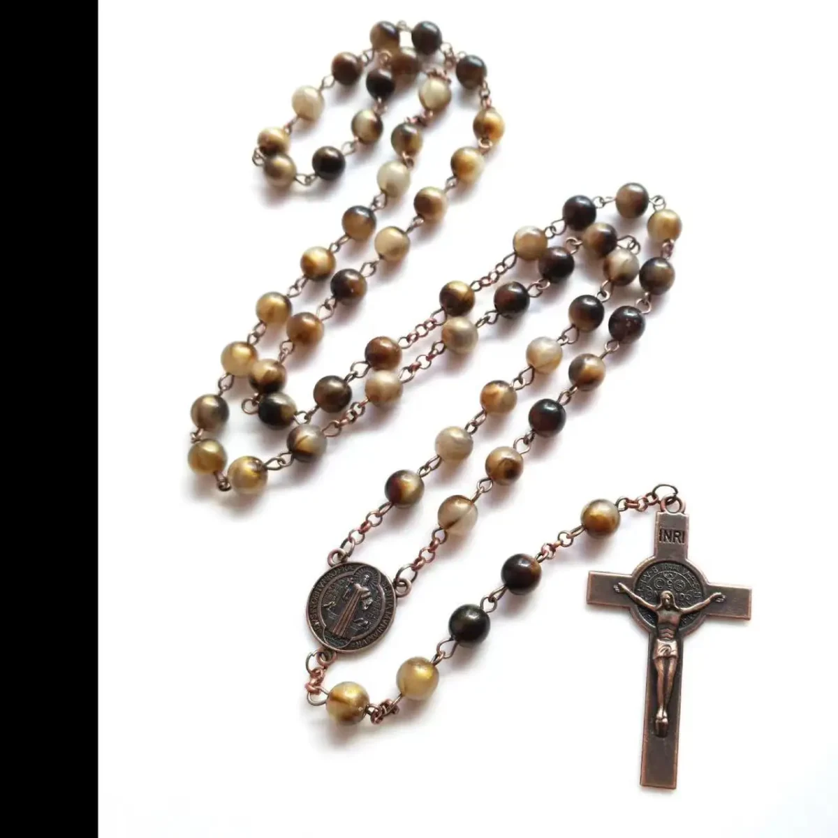 Christian Jewelry Necklaces Rosarios Religious Jewelry Faith Gifts Fashion Simple Vintage Cross Pendant Necklace - Image 2