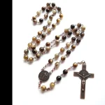 Christian Jewelry Necklaces Rosarios Religious Jewelry Faith Gifts Fashion Simple Vintage Cross Pendant Necklace - Image 2