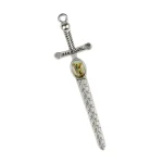 Mecrt Catholic Jewelry Zinc Alloy Saint Michael Pendant Cross Sword Pendant Archangel Michael Christian Religious - Image 5